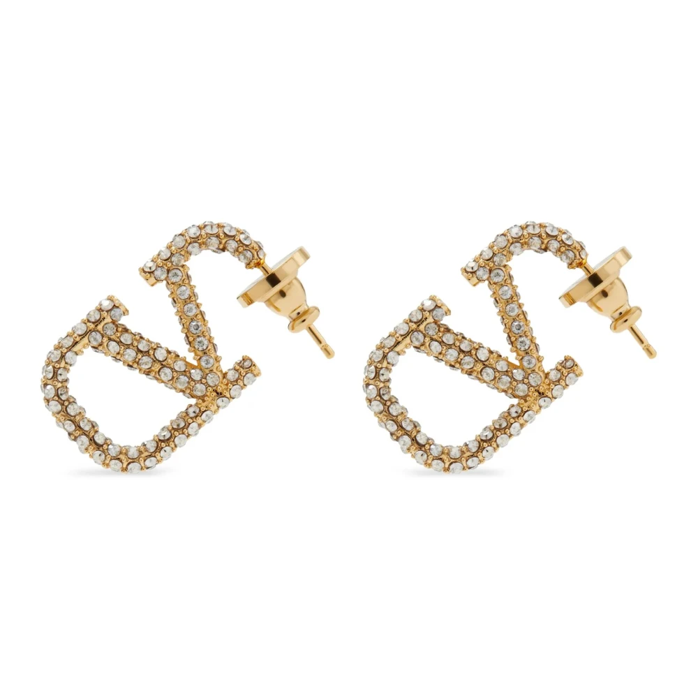 Valentino Garavani Donna Giallo - Orecchini Vlogo Signature - Accessories - One Size - Immagine 3