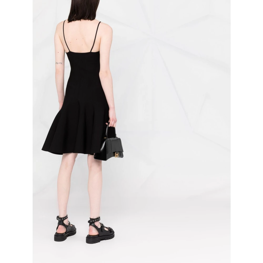alexander mcqueen Zwarte Korsetjurk Gemaakt in Italië Black Dames