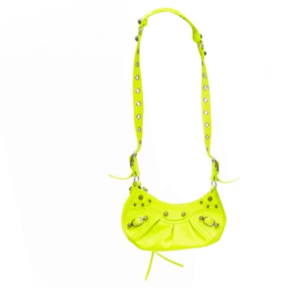Balenciaga Vintage Pre-owned Leather balenciaga-bags Yellow Dames
