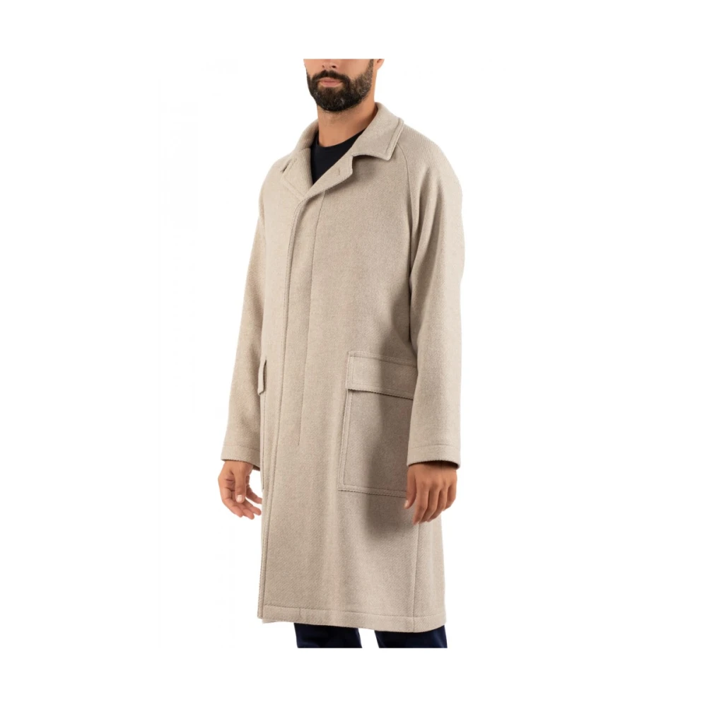 Tagliatore Herenjas Stijlvol Klassiek Ontwerp Beige Heren