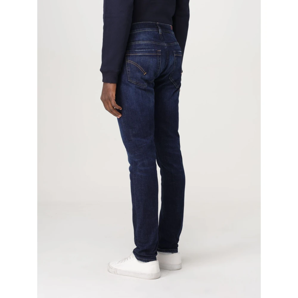 Dondup Gewassen Denim George Broek Blue Heren