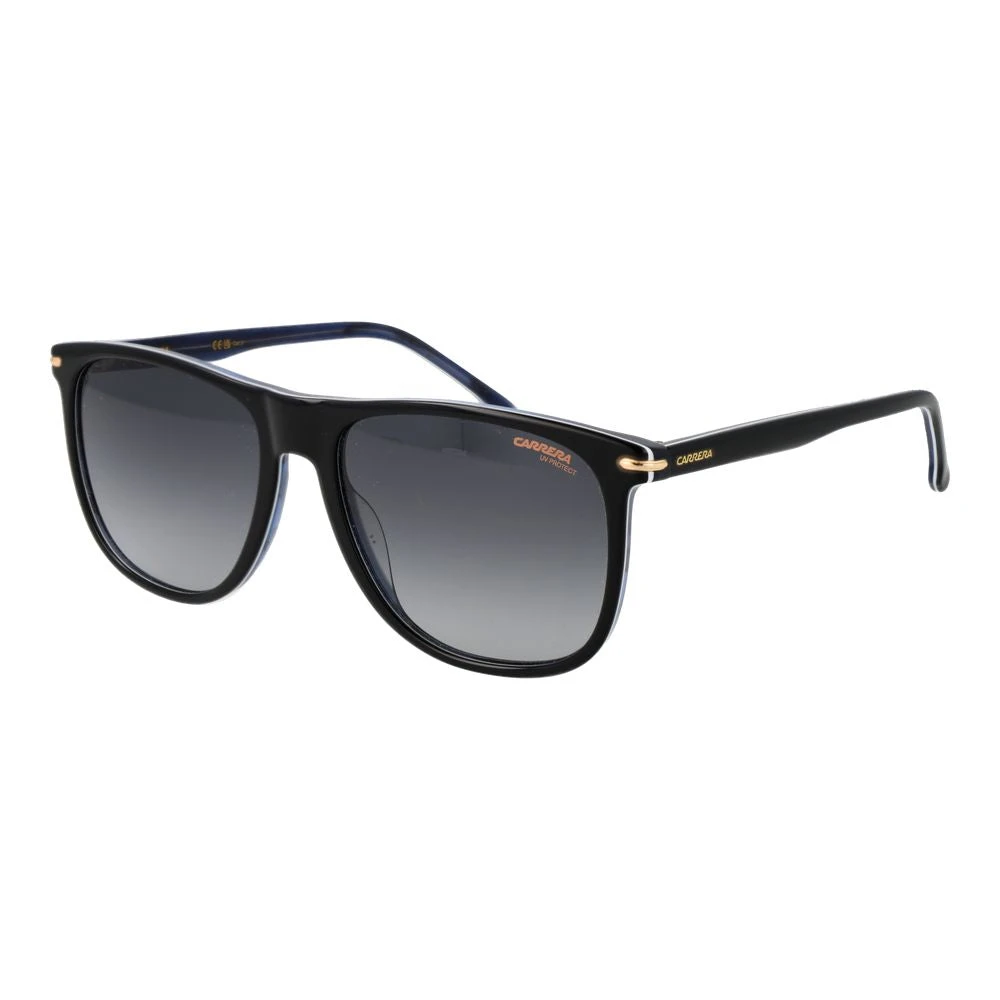 Carrera Men's Black Square Acetate Sunglasses - Sunglasses - One Size- Accessories