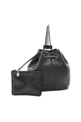 Pre-owned Coco Mark Small Drawstring Backpack