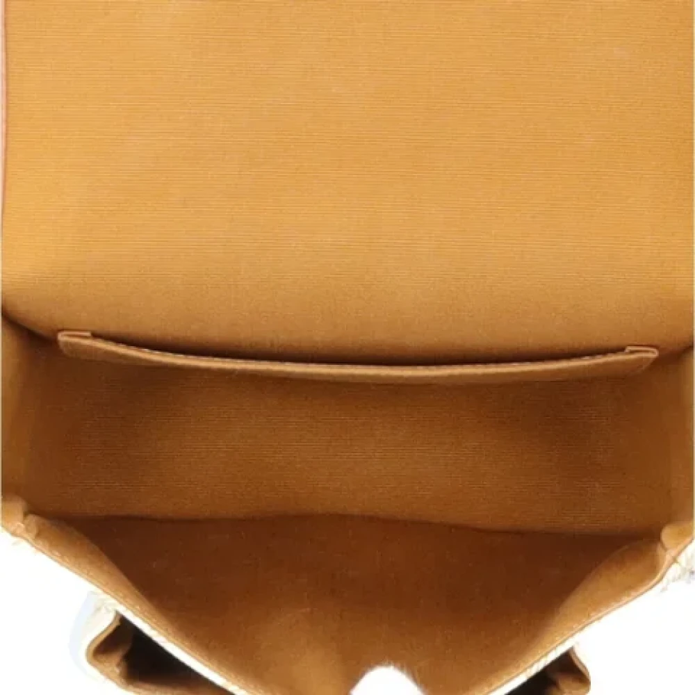Celine Vintage Pre-owned Fabric celine-bags Beige Dames