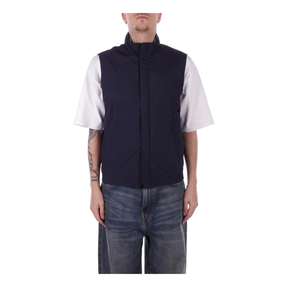 PAUL & SHARK Blauwe Yachting Vest met Ritssluiting Blue Heren