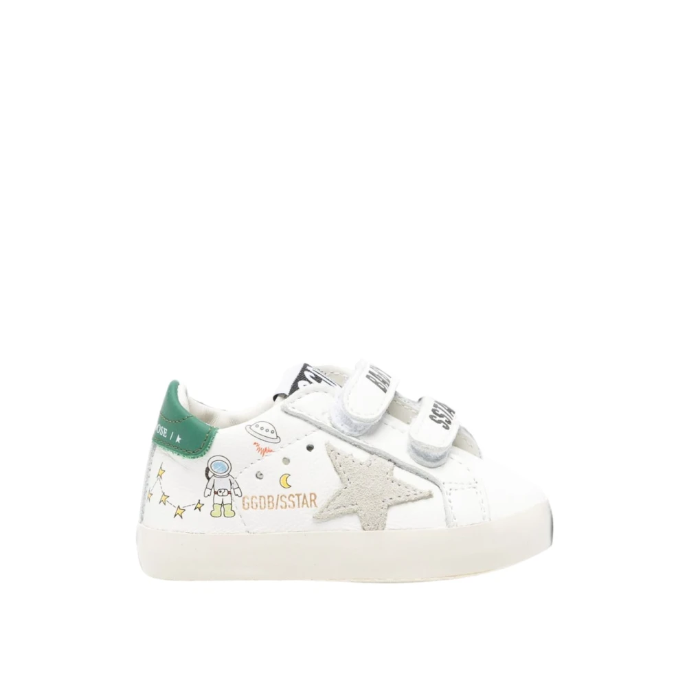 Golden Goose Old School Double Strap Trainers - Unisex - Kids Sneakers - White - 18 Eu - Kids