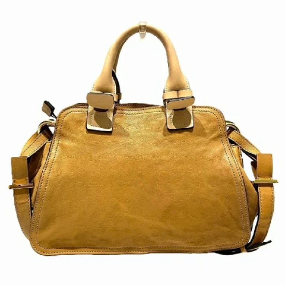 Chloé Pre-owned Leather handbags Brown Dames