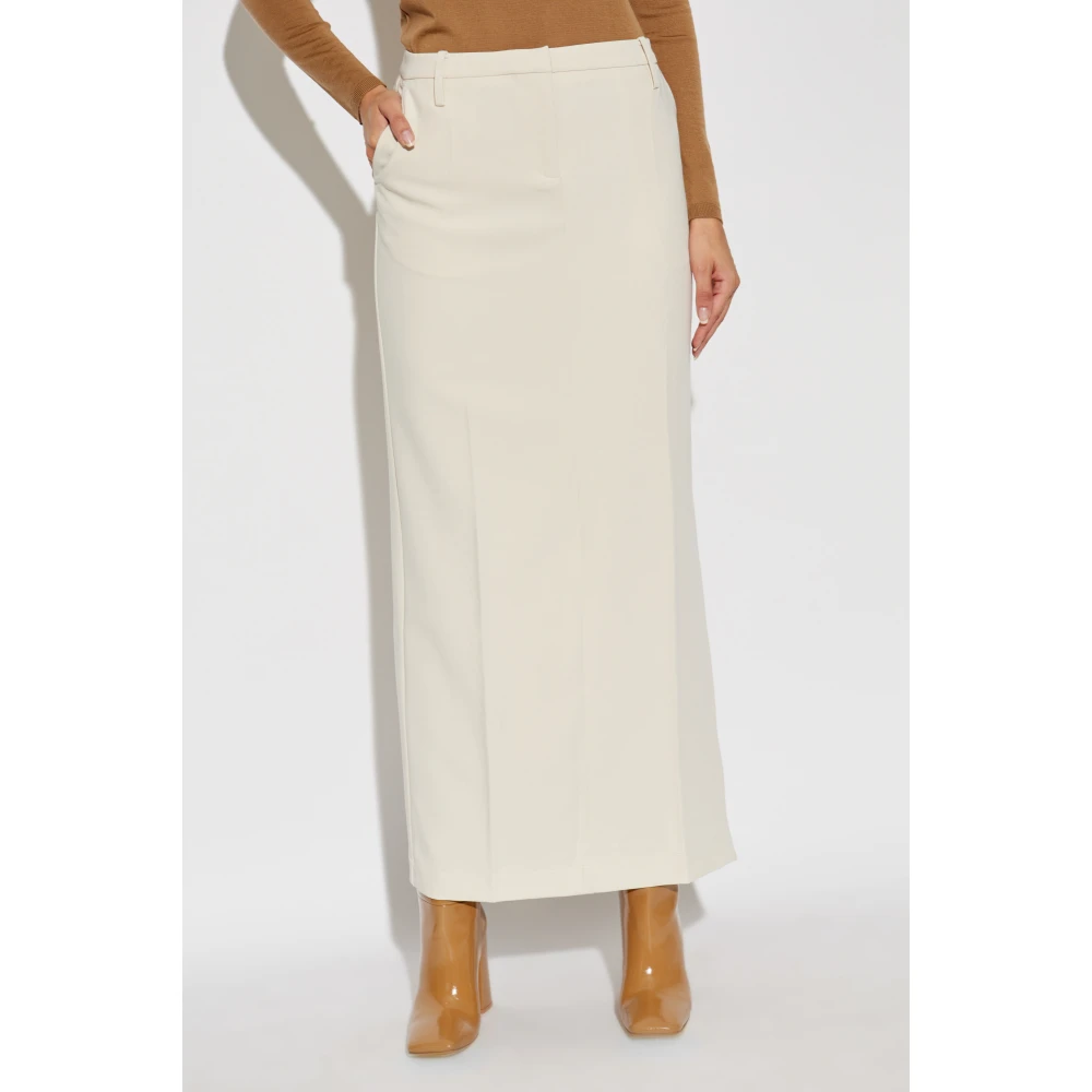 Birgitte Herskind Rok met split Beige Dames