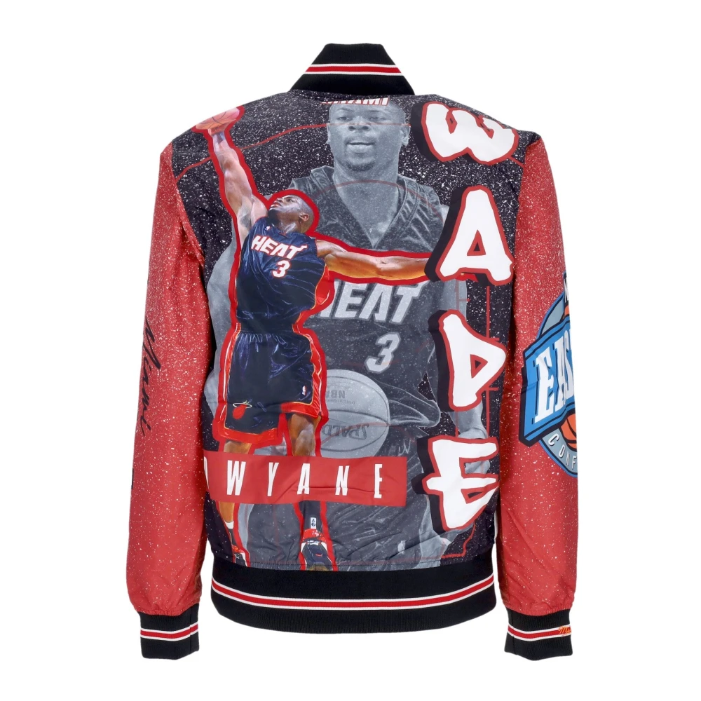 Mitchell & Ness NBA Burst Bomberjack Dwyane Wade Multicolor Heren