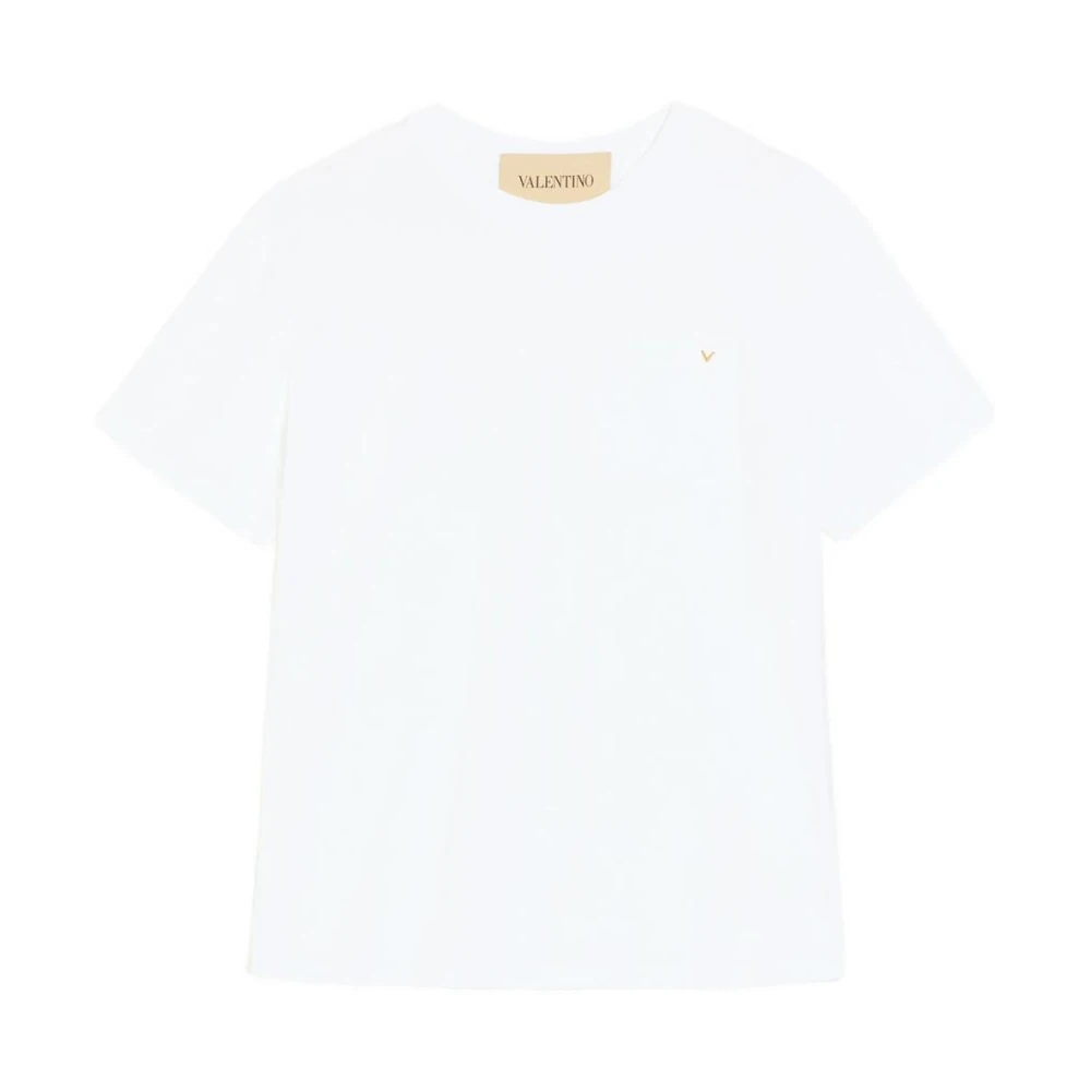 Valentino Garavani White Cotton T-Shirt - L - Image 2