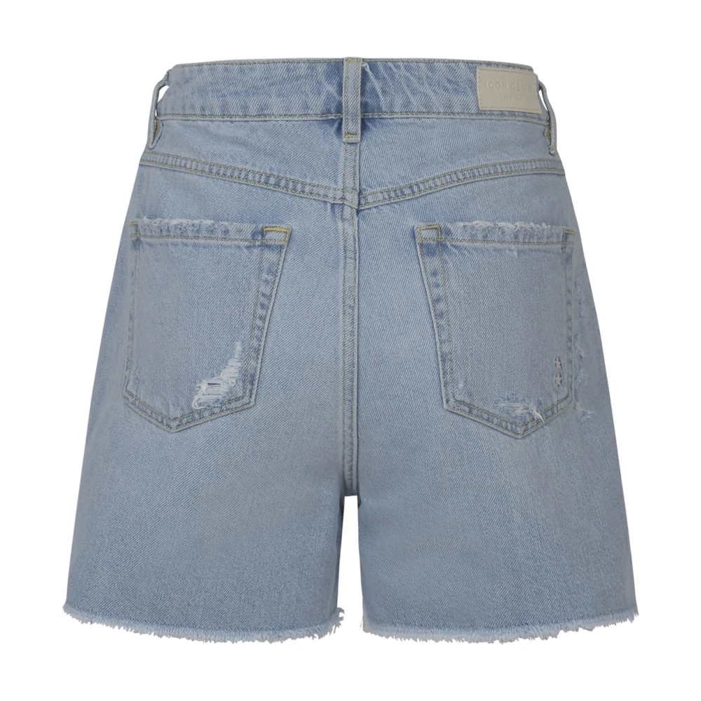 Icon Denim Korte Broek Blue Dames
