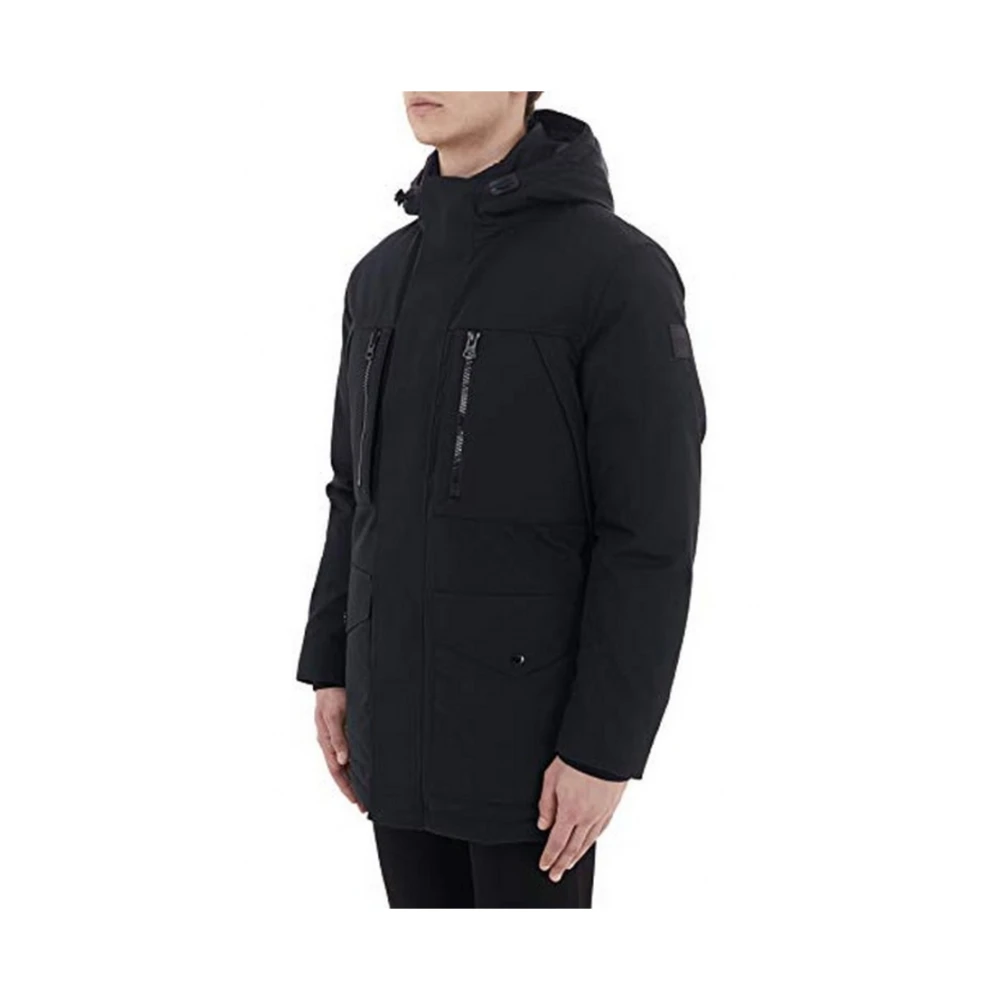 Hugo Boss Stijlvolle jassen voor mannen Black Heren