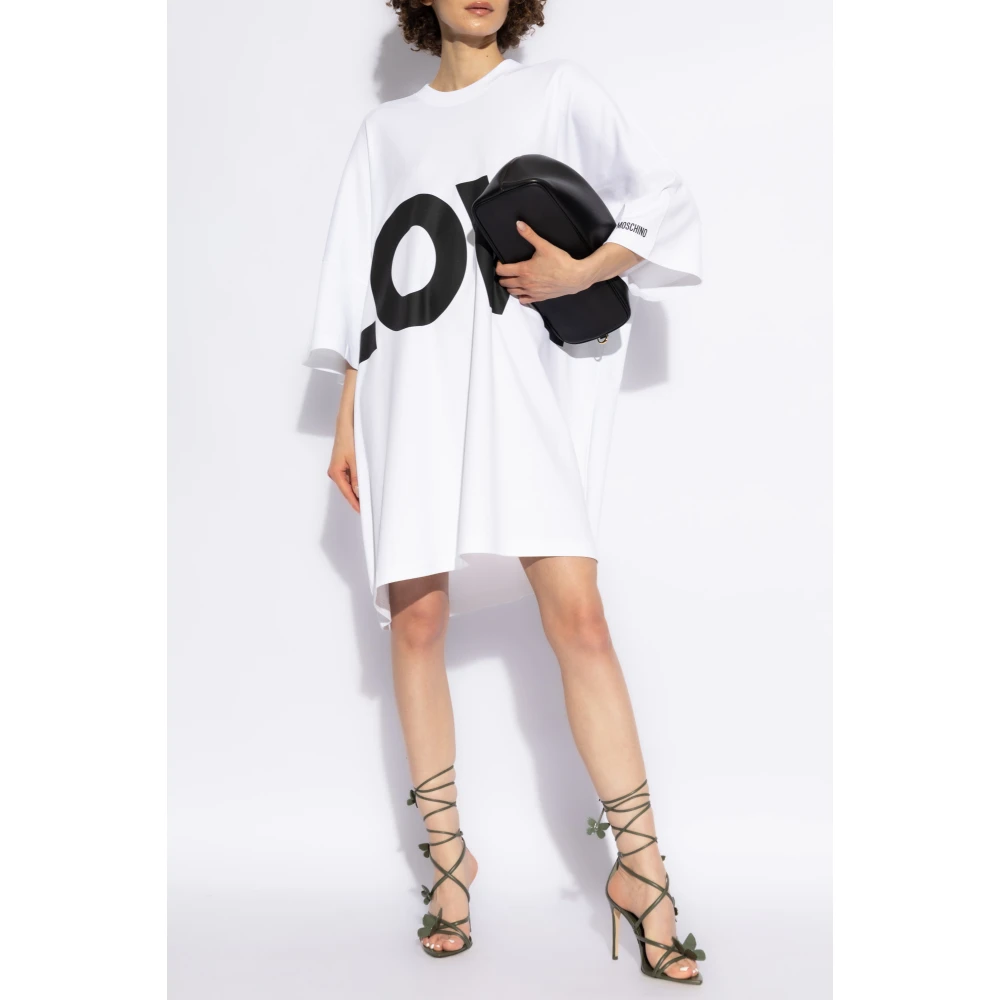 Moschino Oversized jurk White Dames