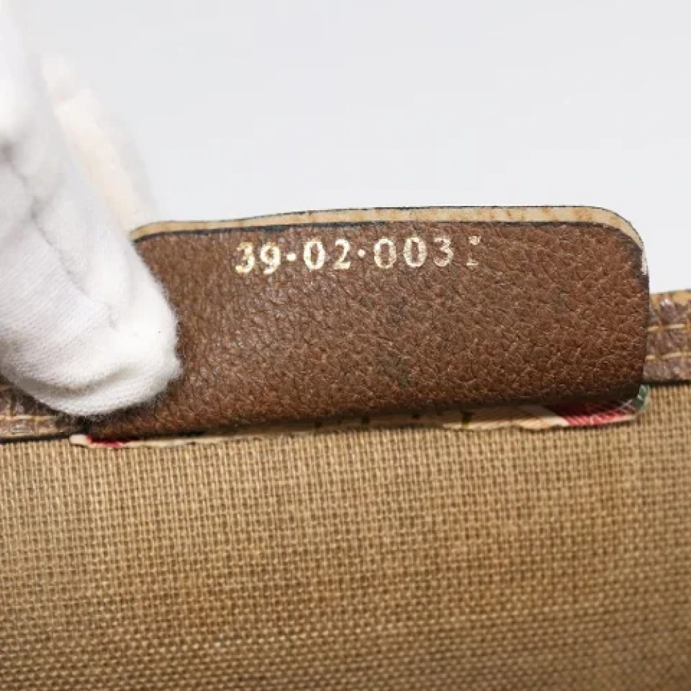 Gucci Vintage Pre-owned Leather gucci-bags Beige Dames