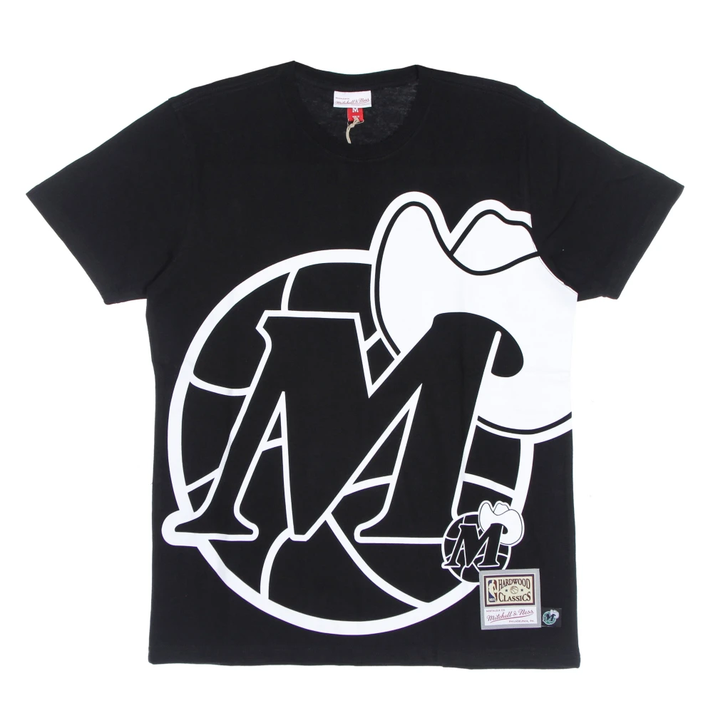 Mitchell & Ness NBA Big Face Tee Zwart Black Heren