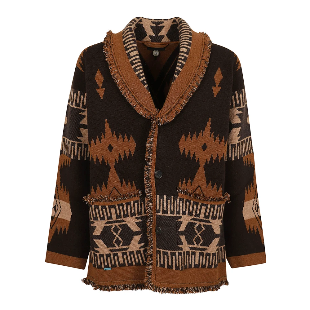 Alanui Luxe Bruine Kasjmiertrui Aw24 Brown