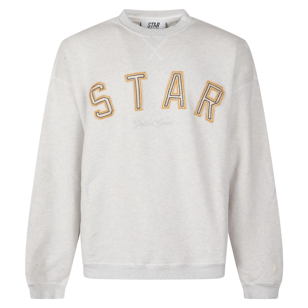 Golden Goose Men's Gray Star Sweatshirt - Sweatshirts - M - Sweatshirts & Hoodies