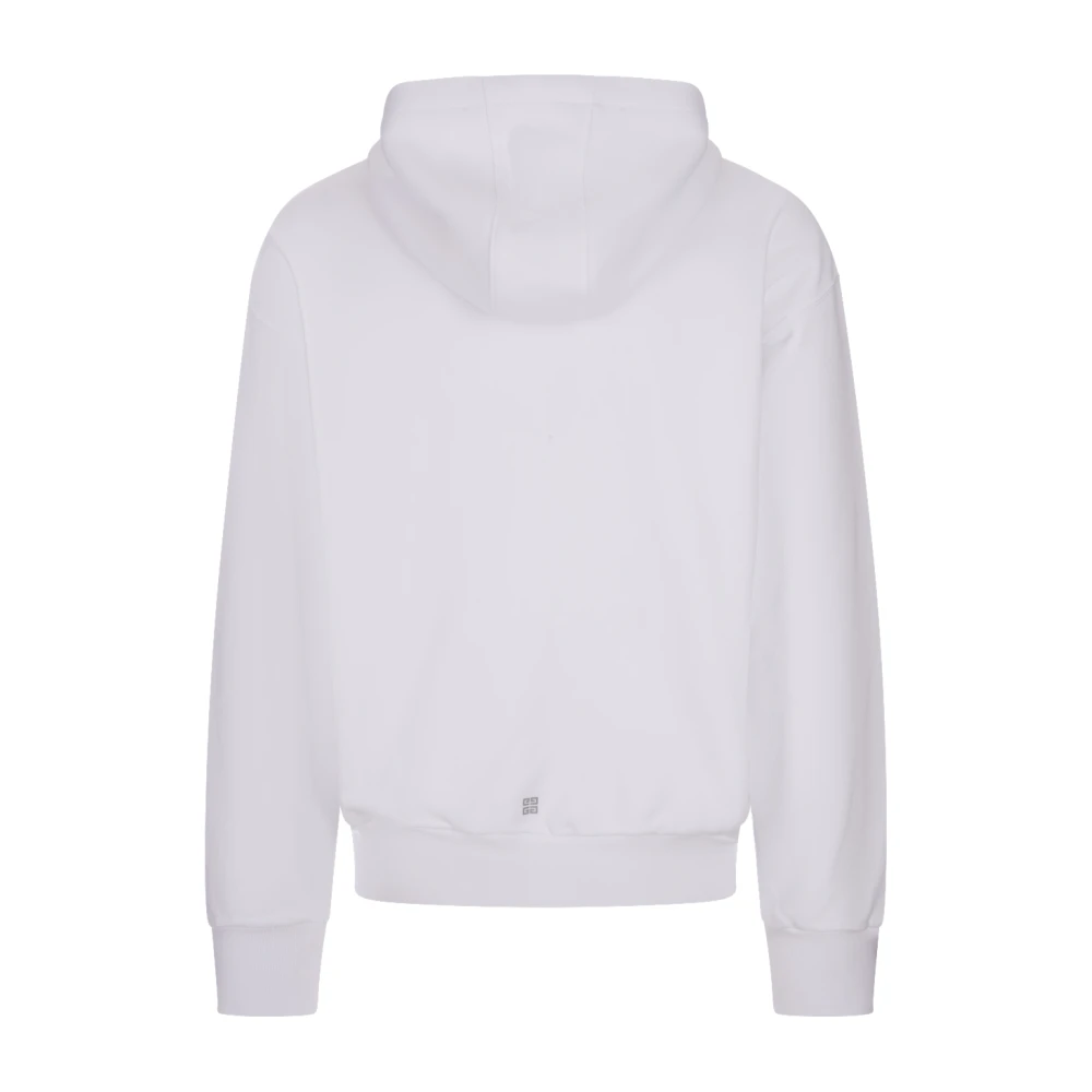Givenchy Witte Hoodie met Logoprint White Heren