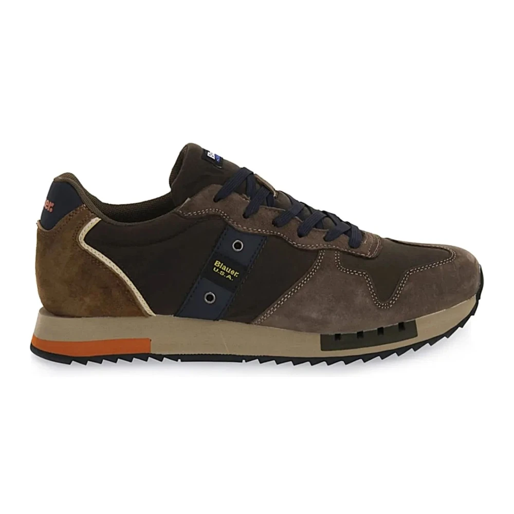 Blauer Sneakers Heren Schoenen Bruin