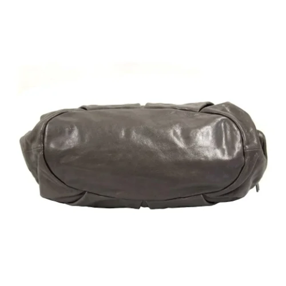 Marni Pre-owned Leather handbags Gray Dames