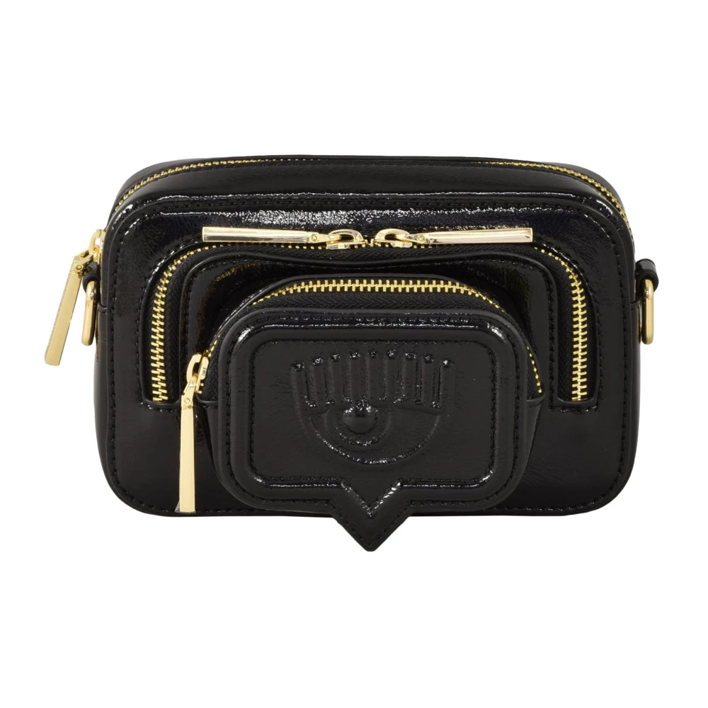 Chiara Ferragni Collection Stijlvolle Polyester Tas Black Dames