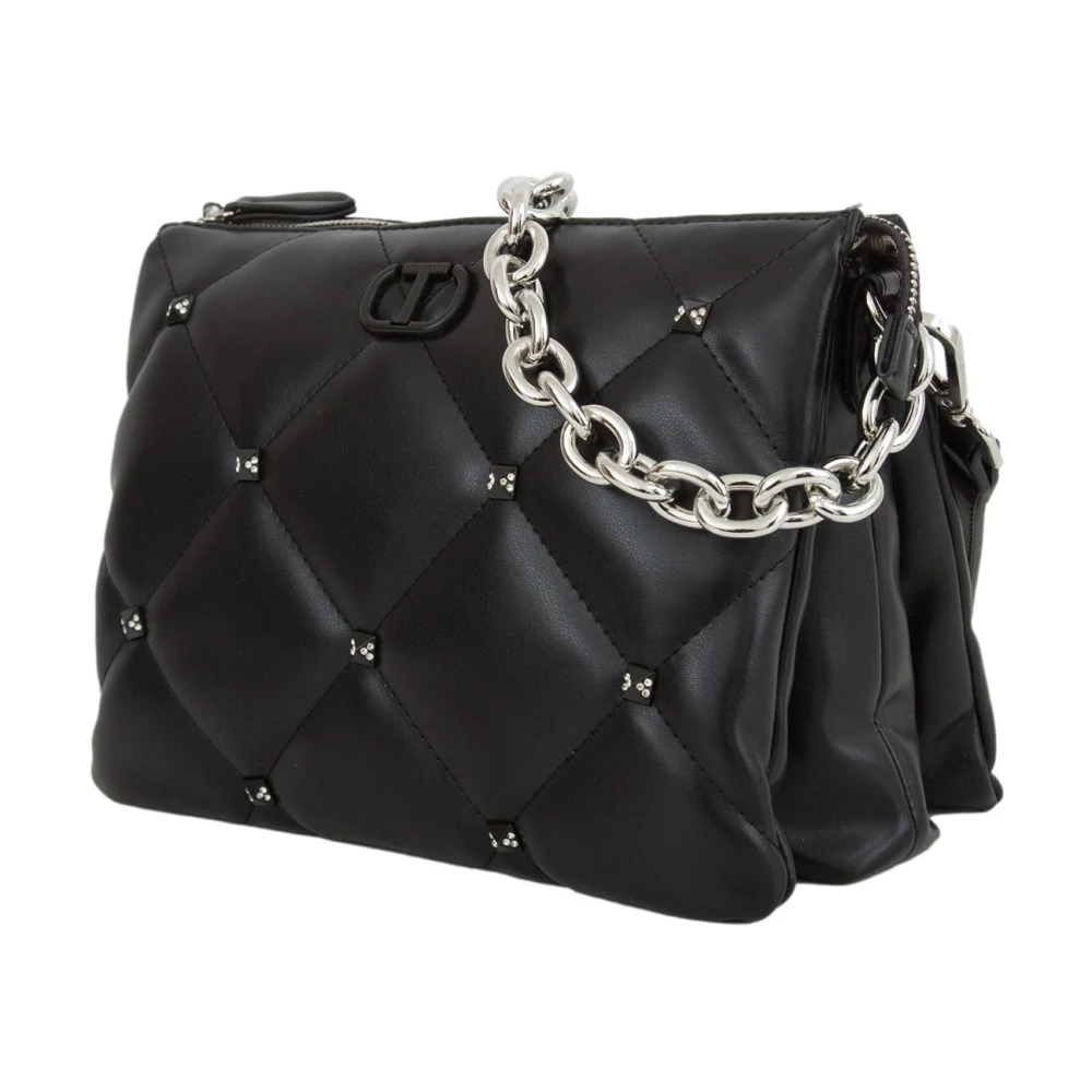 Twinset Zwarte Schoudertas Black Dames