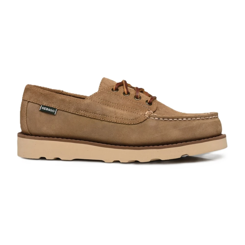 Sebago Ljus Beige Mocka Field Skor Beige, Herr