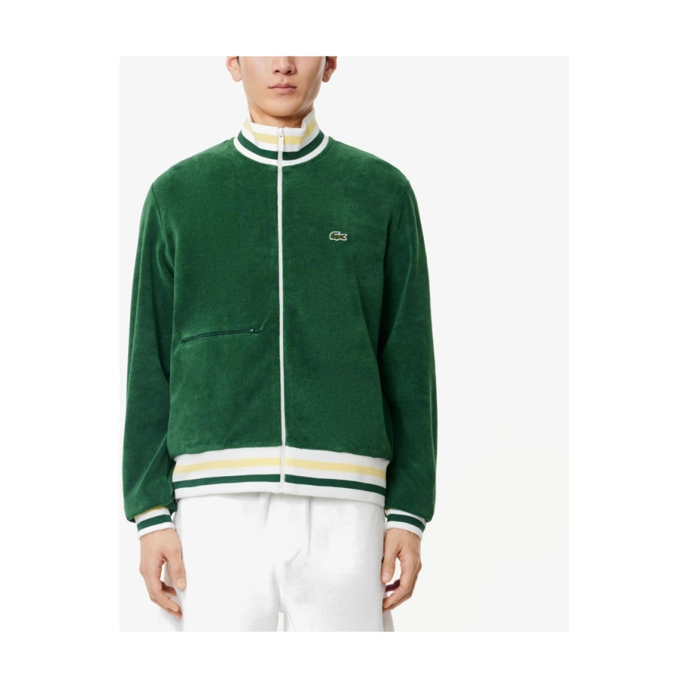 Lacoste Zip-throughs Sweatshirt Green Heren