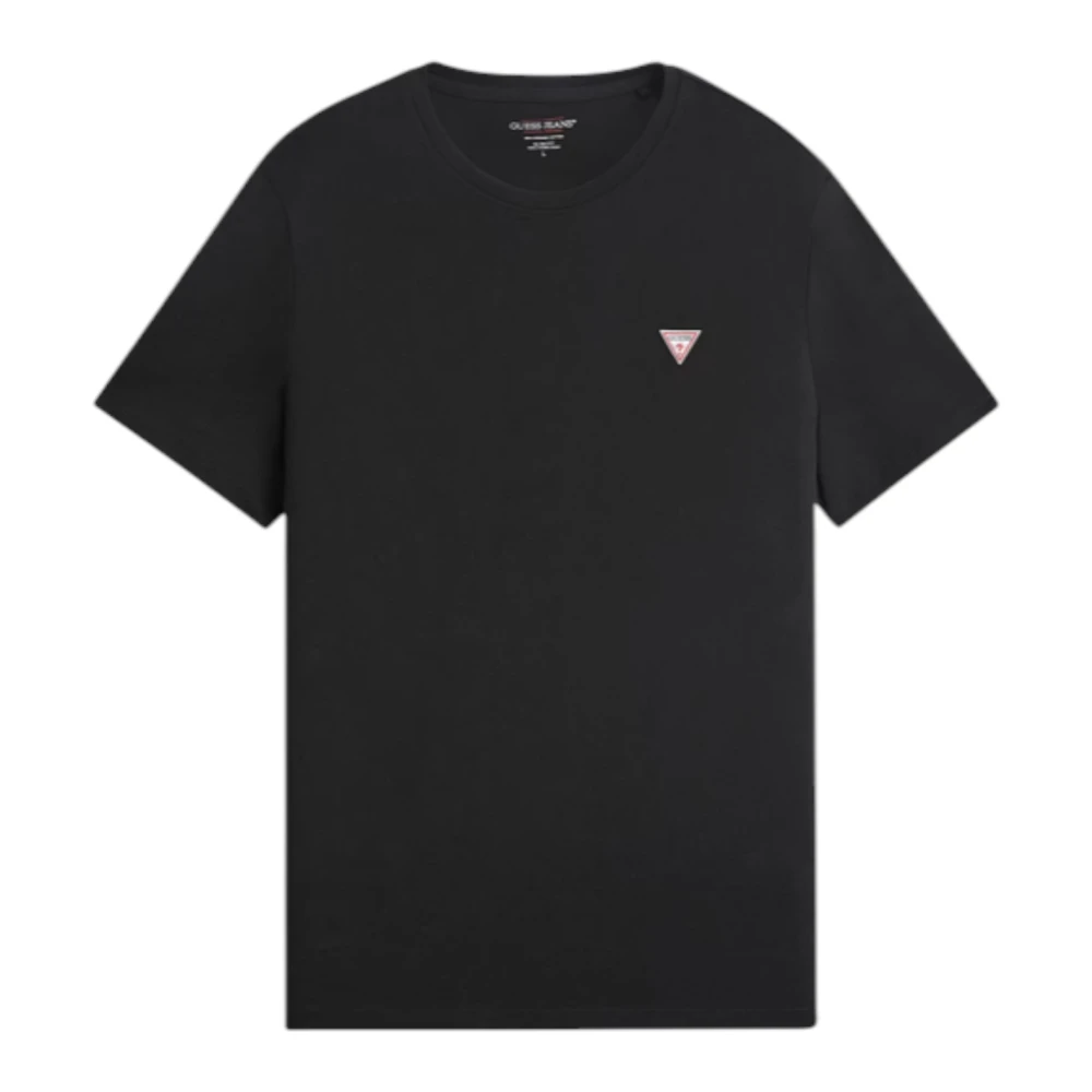 Guess Oversized Jersey T-shirt van Biologisch Katoen Black Heren