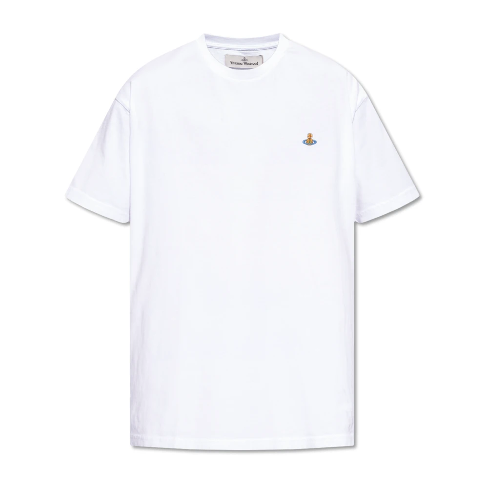 Vivienne Westwood T-shirt met logo White Heren