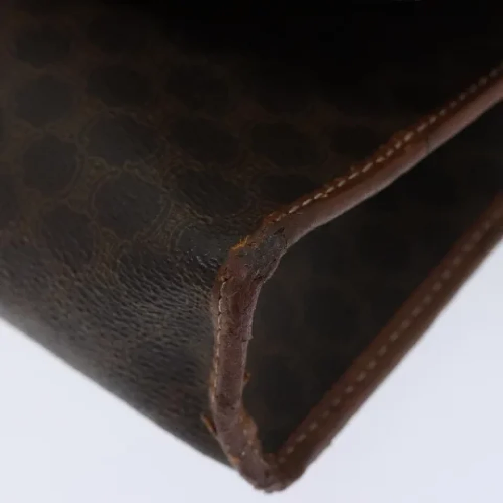 Celine Vintage Pre-owned Leather celine-bags Brown Dames