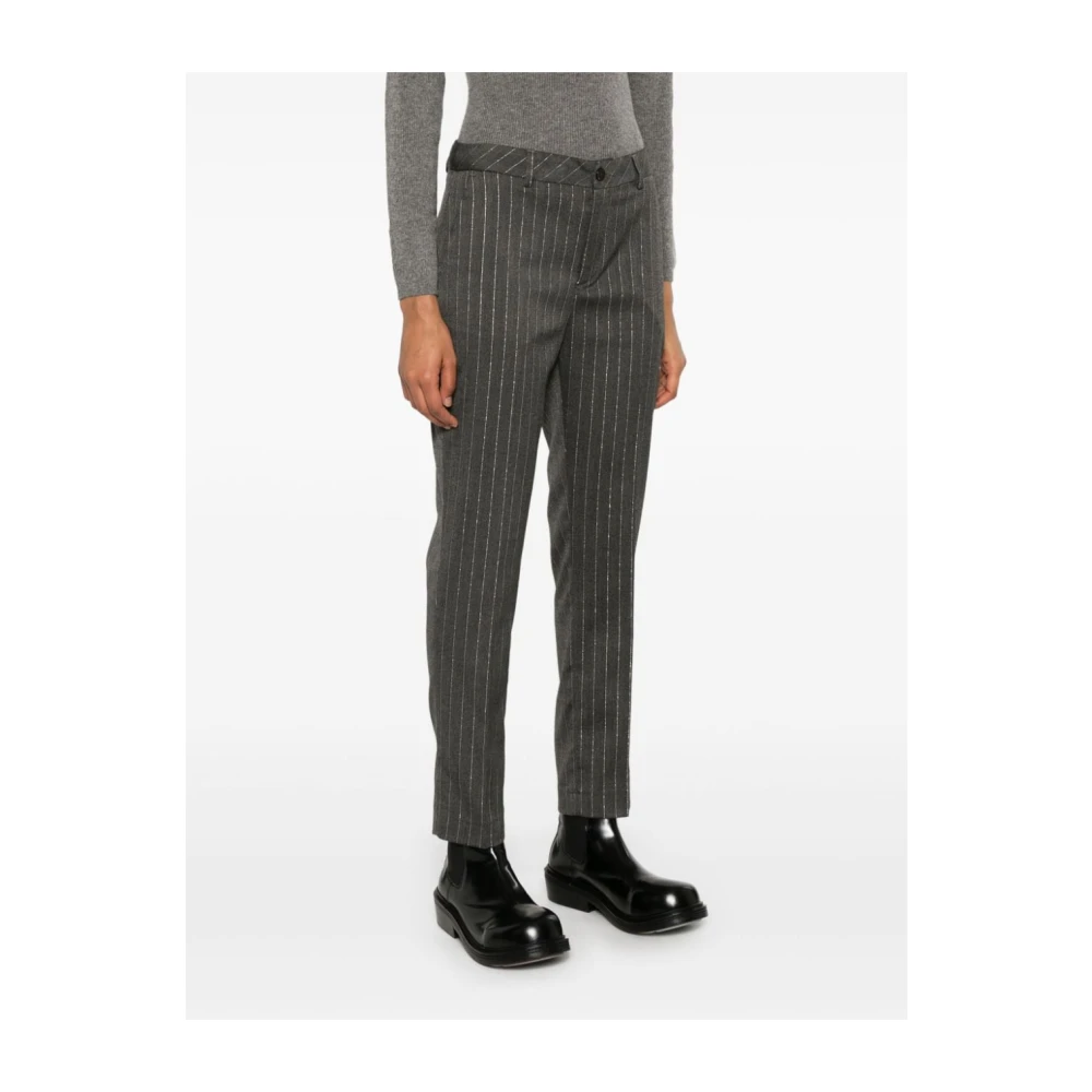 Liu Jo Grijze Broek Aw24 Damesmode Gray Dames