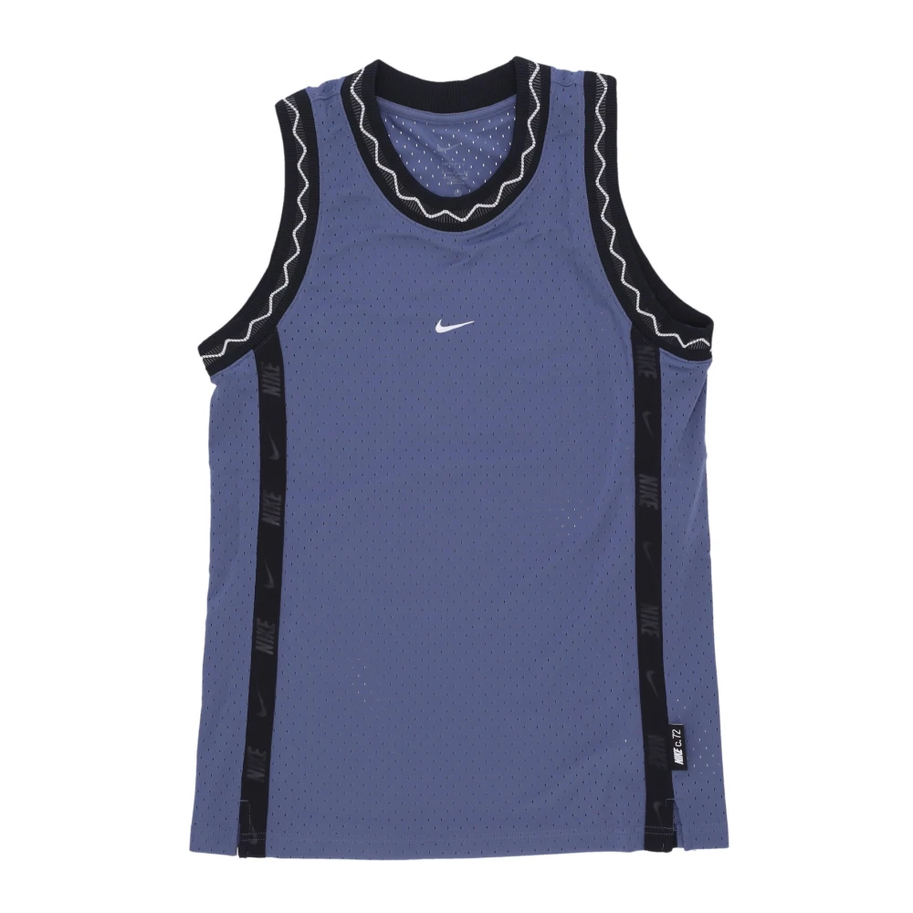 Nike Basketbal Tanktop Blauw Wit Blue Heren