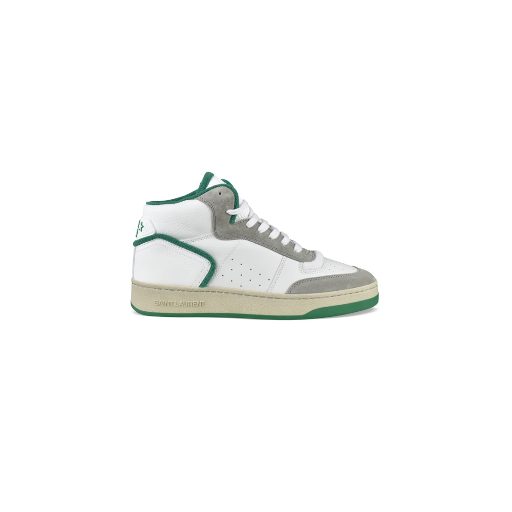 Saint Laurent Sl/80 High-top Sneakers Heren Schoenen Wit