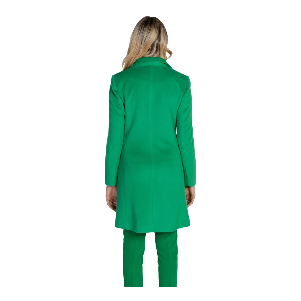 Sol Wears Women Groene Knoopjas Herfst Winter Stijl Green Dames