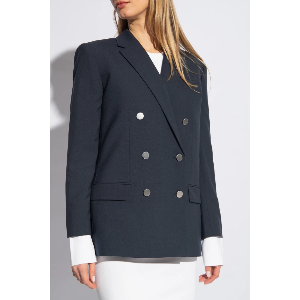 Theory Double-breasted blazer Blue Dames
