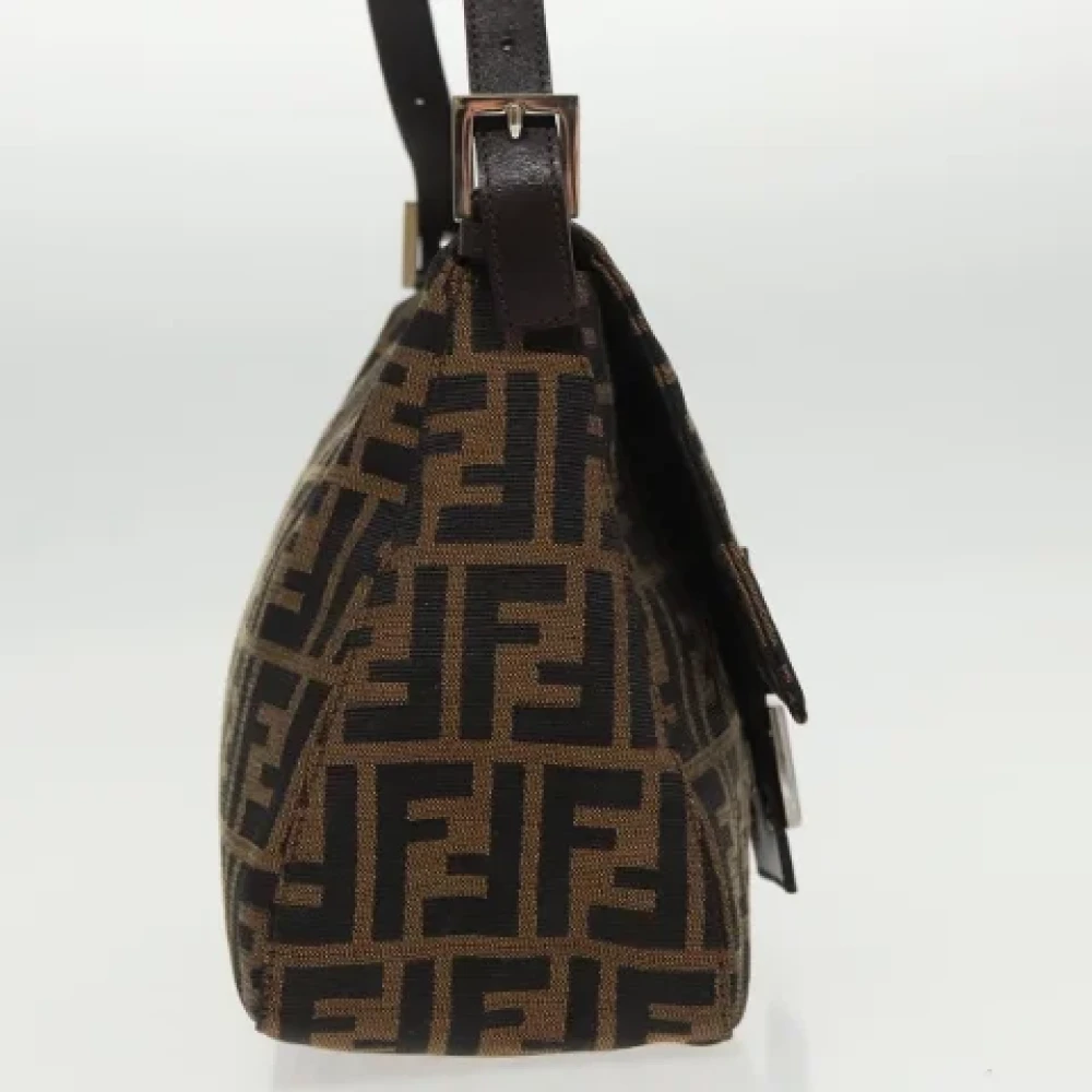 Fendi Vintage Pre-owned Canvas fendi-bags Brown Dames