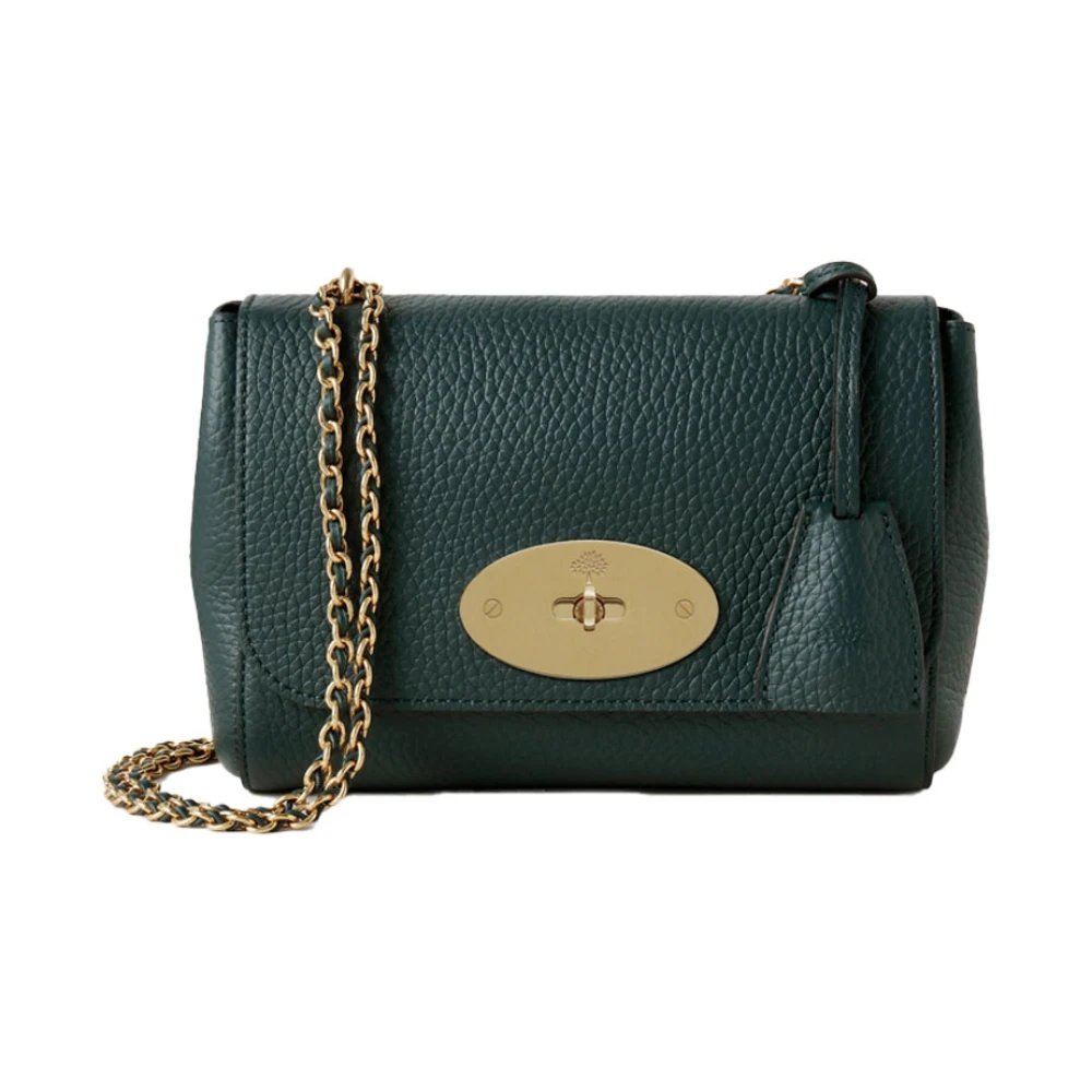 Mulberry Elegante Lily Groene Leren Tas Green Dames