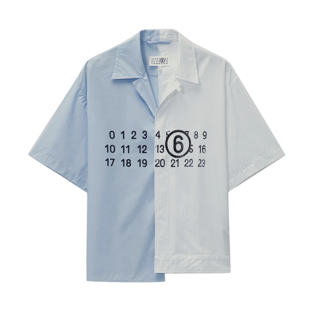 MM6 Maison Margiela Katoenen Logo Shirt Multicolor Heren