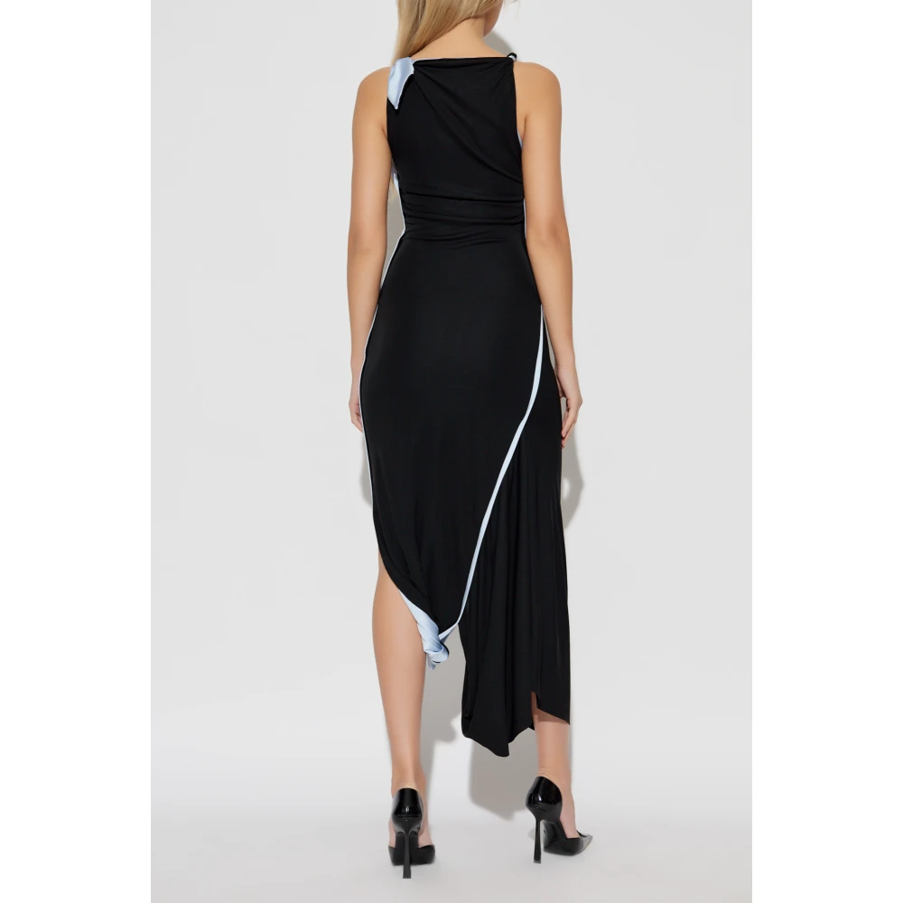 Victoria Beckham Jurk met gedraaide band Black Dames