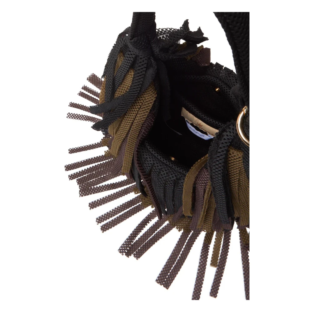 La Milanesa Fringed Neopreen Schoudertas Multicolor Dames