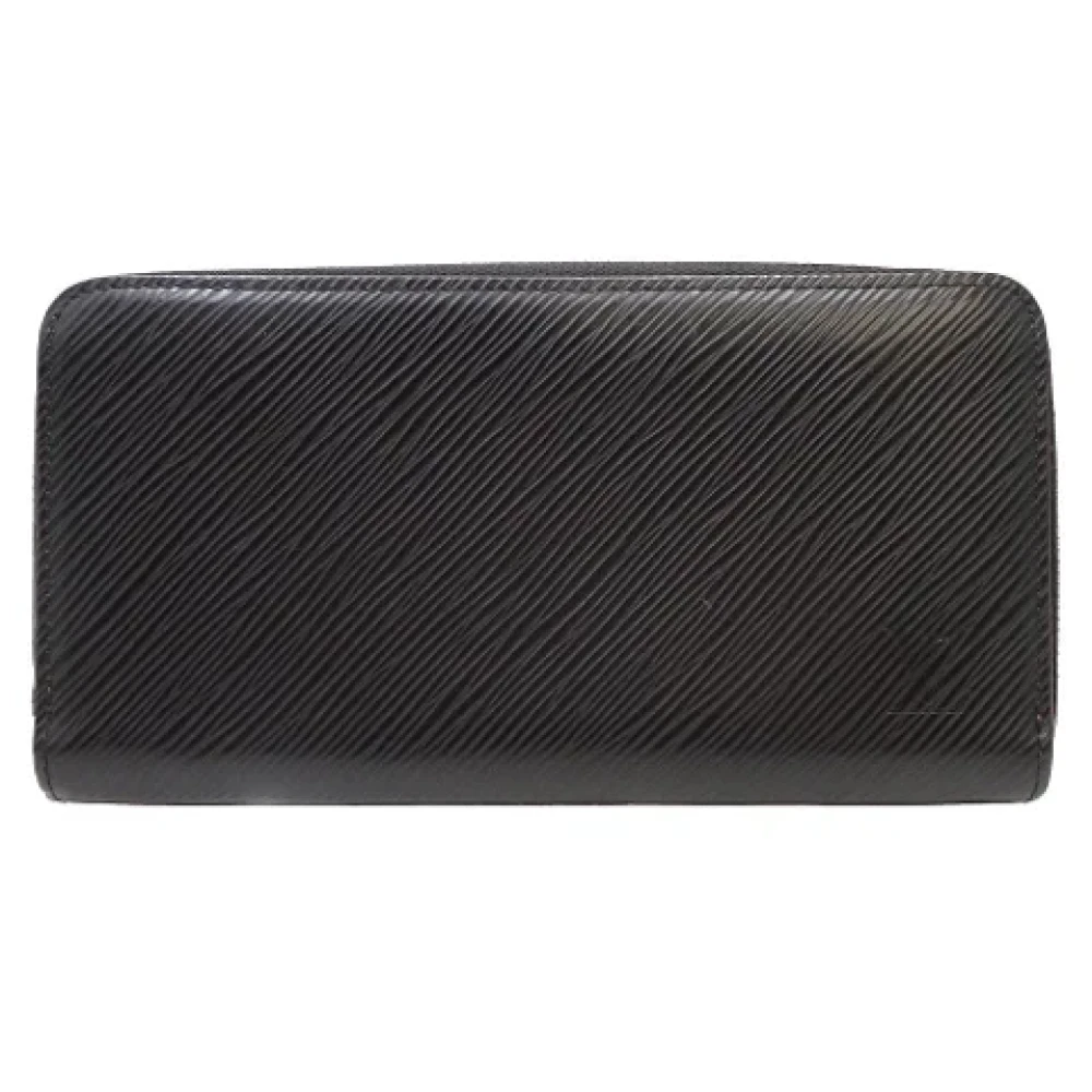 Louis Vuitton Vintage Pre-owned Leather wallets Black Dames