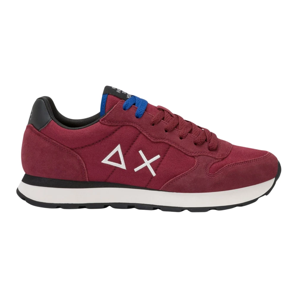 Sun68 , Sneakers, Male, Red, 9 Uk, Tom Solid Sneaker