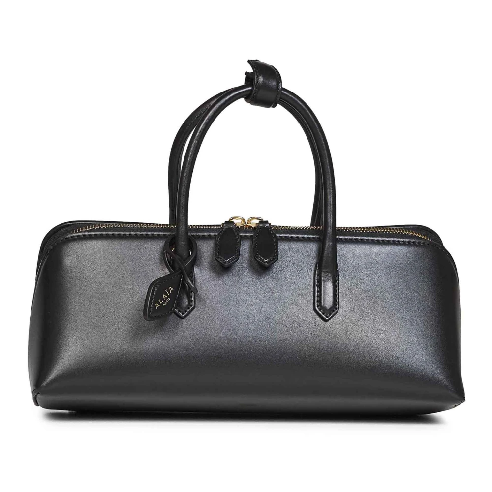 Alaïa Donna Nero - Delta Small Bag In Box Calfskin - Bags - One Size