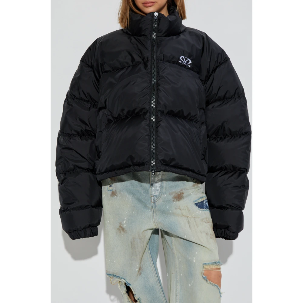 Vetements Pufferjas Black Dames