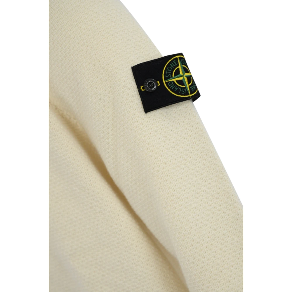 Stone Island Beige Rits Hoodie Cardigan Sweater Beige Heren