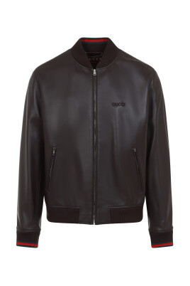 brown-leather-bomber-jacket-stylish