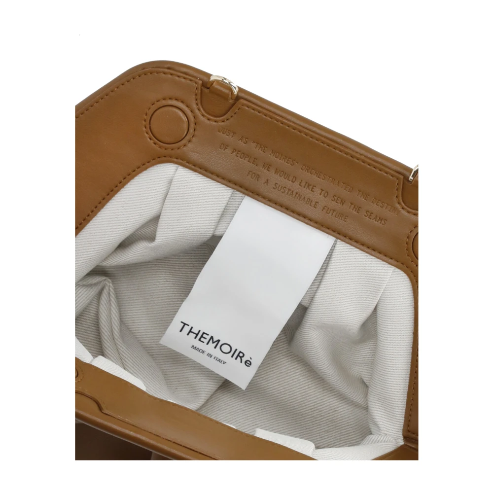 THEMOIRè Bruine vegan leren schoudertas Brown Dames