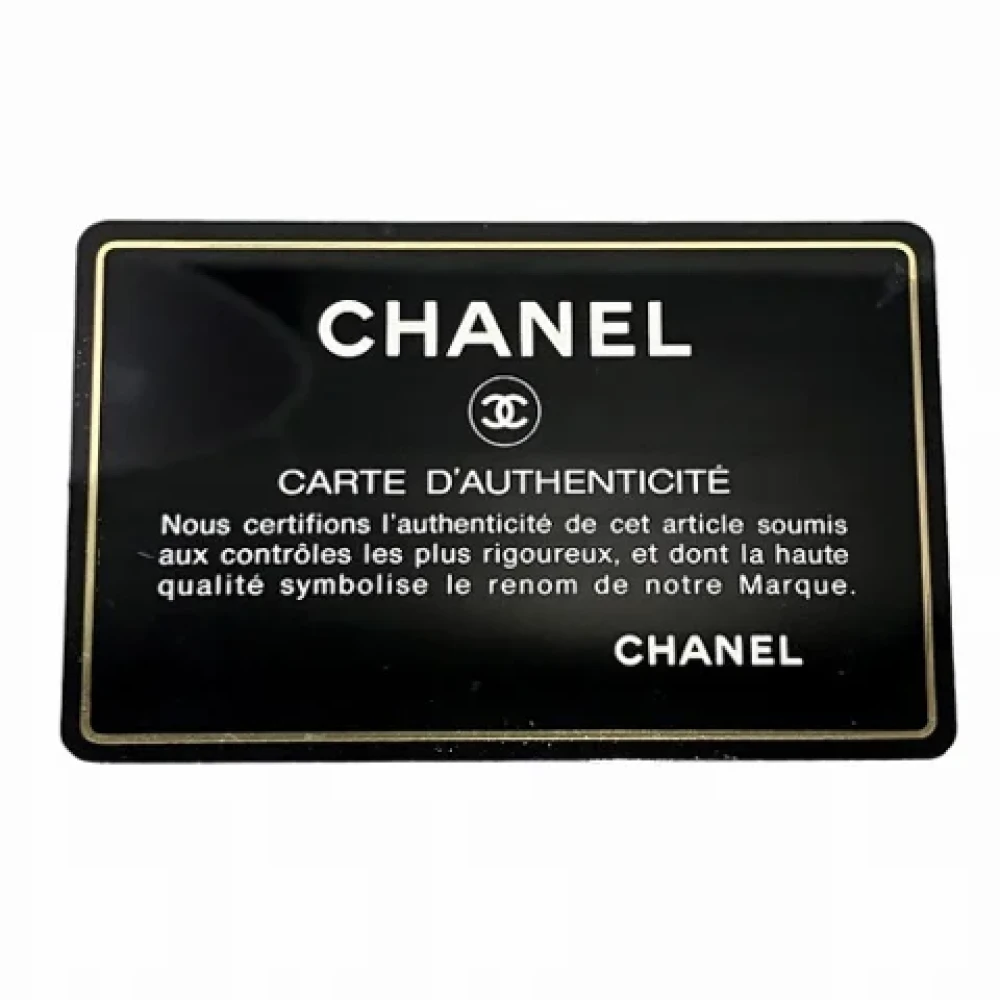 Chanel Vintage Pre-owned Canvas chanel-bags Beige Dames