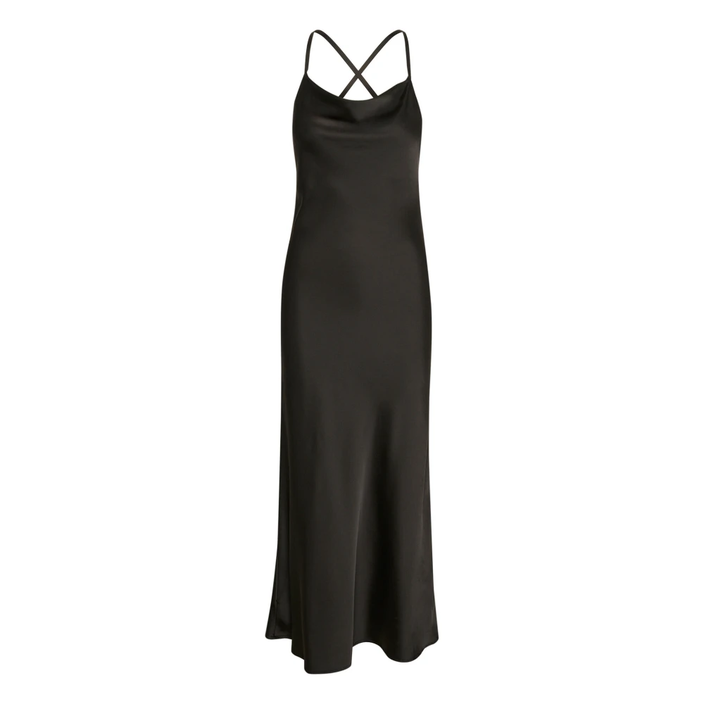 Gestuz Zwarte Strap Jurk Sachinagz Stijl Black Dames